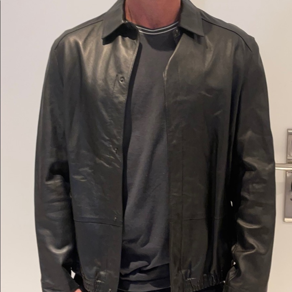 Hugo Boss Black Leather Jacket